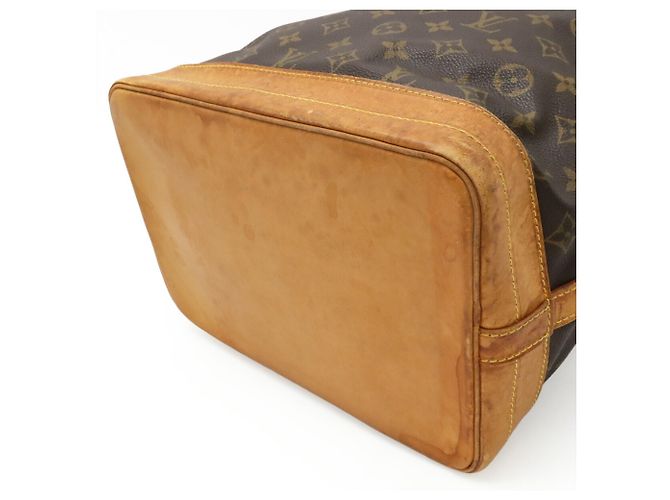Borsa a Spalla Louis Vuitton Monogram Noe Marrone - vista 4