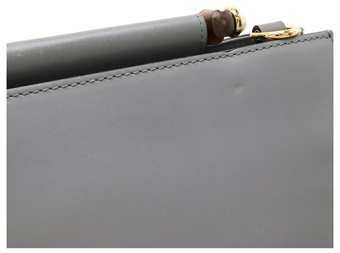 Borsa Gucci Nymphaea Bamboo Marrone Bianco sporco - vista 5