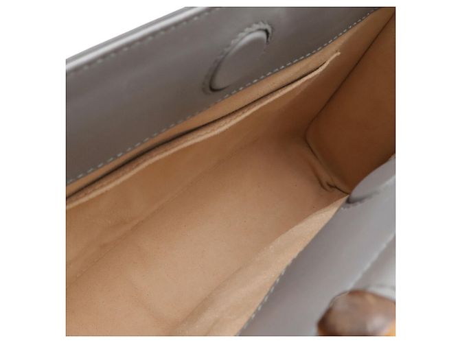 Borsa Gucci Nymphaea Bamboo Marrone Bianco sporco - vista 8