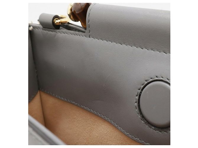 Borsa Gucci Nymphaea Bamboo Marrone Bianco sporco - vista 9