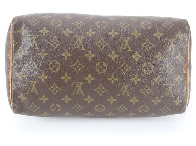 Louis Vuitton Monogram Speedy 30 Mini Boston Handtasche Dunkelbraun - Ansicht 5