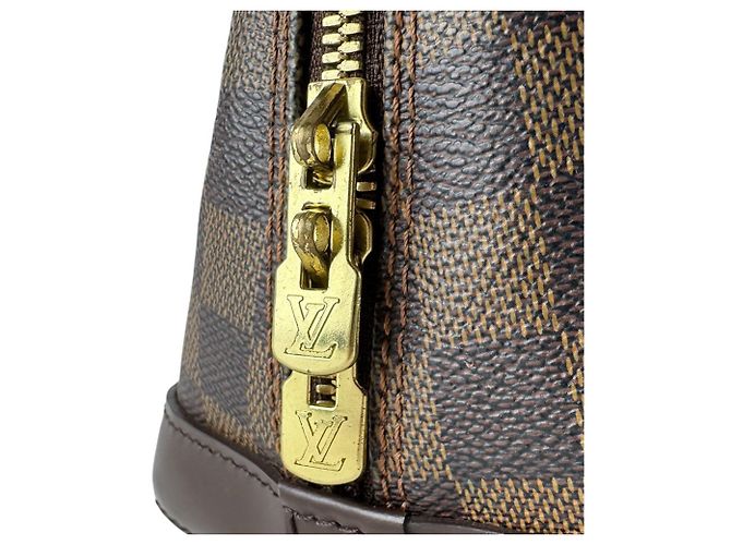 Borsa Louis Vuitton Damier Alma PM Damier ebene - vista 11