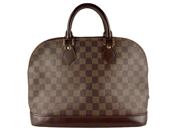 Borsa Louis Vuitton Damier Alma PM Damier ebene - vista 3