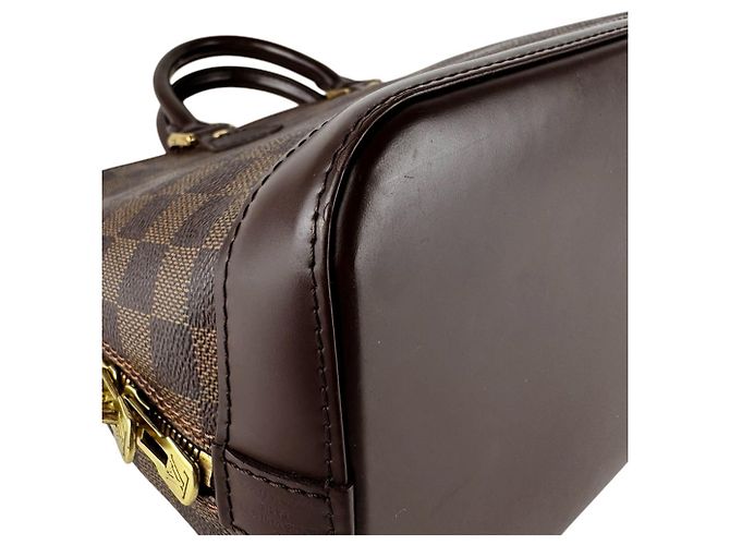 Borsa Louis Vuitton Damier Alma PM Damier ebene - vista 8