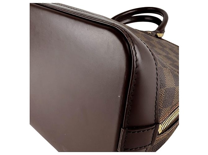 Borsa Louis Vuitton Damier Alma PM Damier ebene - vista 9