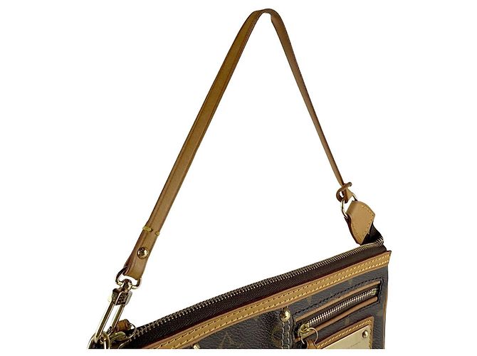 Louis Vuitton Monogram Rivete Pochette Accessoires Marrone - vista 10