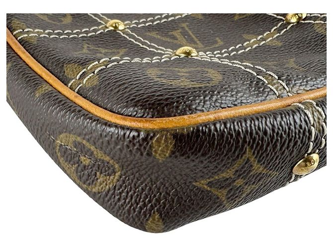 Louis Vuitton Monogram Rivete Pochette Accessoires Marrone - vista 8