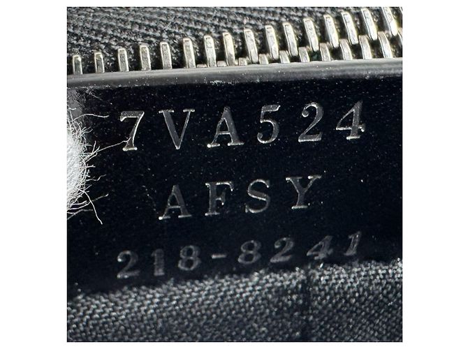 Borsa a tracolla in pelle nera e gialla Fendi Nero Giallo - vista 12