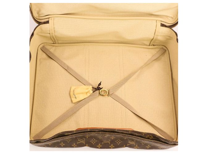 Bolsa Boston Louis Vuitton Monogram Sirius 50 Marrom Monograma - vista 10