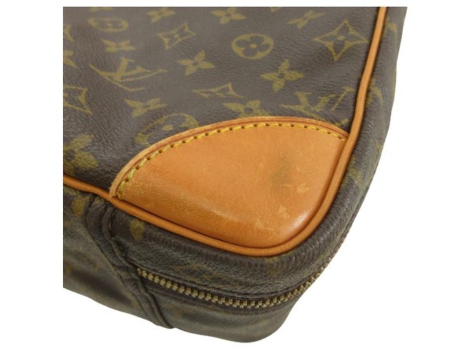 Bolsa Boston Louis Vuitton Monogram Sirius 50 Marrom Monograma - vista 20