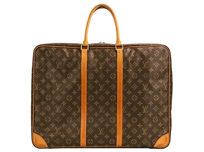 Bolsa Boston Louis Vuitton Monogram Sirius 50 Marrom Monograma - vista 4