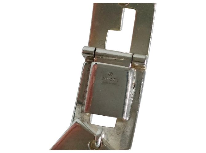Bracciale GUCCI Vintage 925 G Logo Link Argento - vista 5