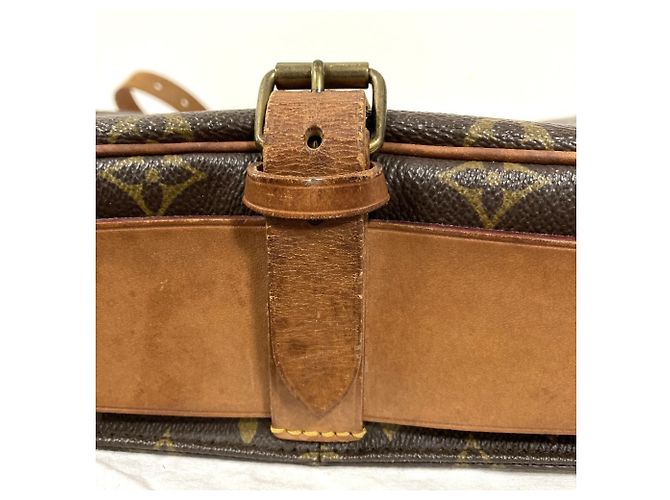 Borsa a tracolla Louis Vuitton Cartouchiere MM Monogram Marrone Monogramma - vista 13