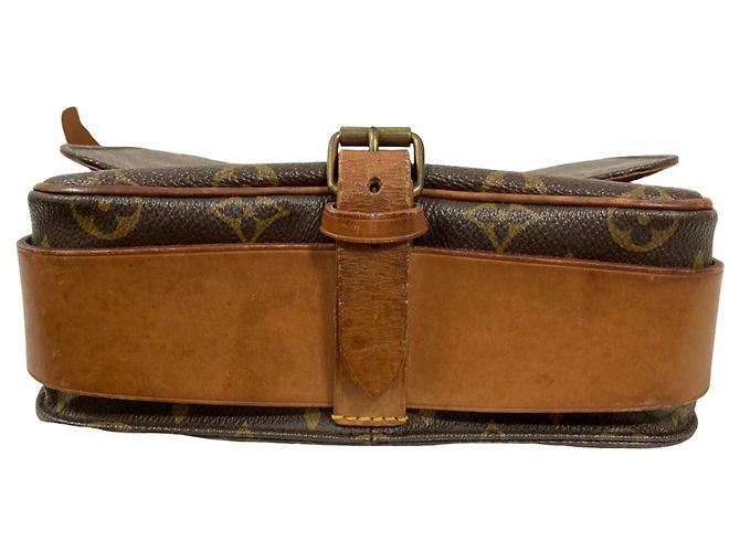 Borsa a tracolla Louis Vuitton Cartouchiere MM Monogram Marrone Monogramma - vista 5