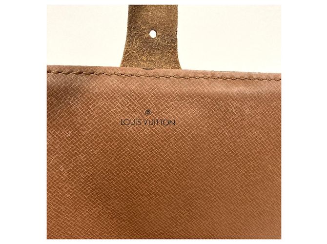 Borsa a tracolla Louis Vuitton Cartouchiere MM Monogram Marrone Monogramma - vista 7