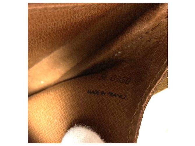 Borsa a tracolla Louis Vuitton Cartouchiere MM Monogram Marrone Monogramma - vista 8