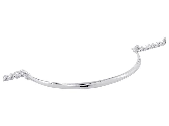 Hermès Collana Hermes Boucles Sellier Inflexible Argento SV925 - vista 3