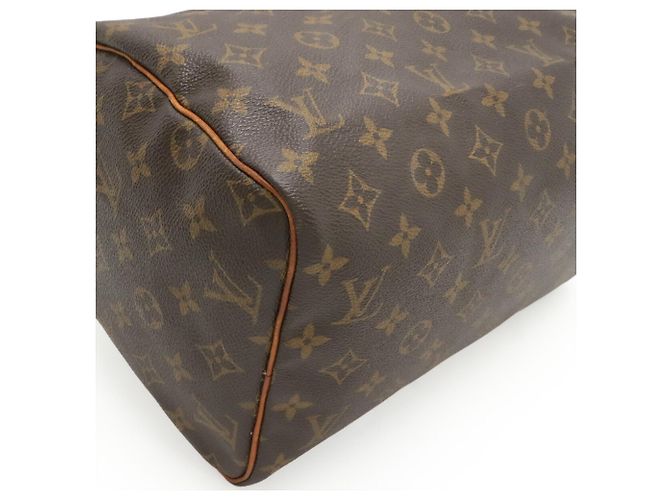 Borsa Louis Vuitton Monogram Speedy 30 Marrone - vista 4