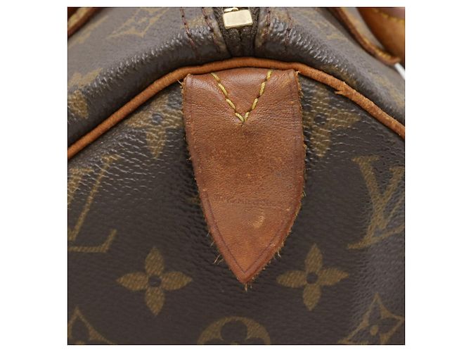 Borsa Louis Vuitton Monogram Speedy 30 Marrone - vista 5