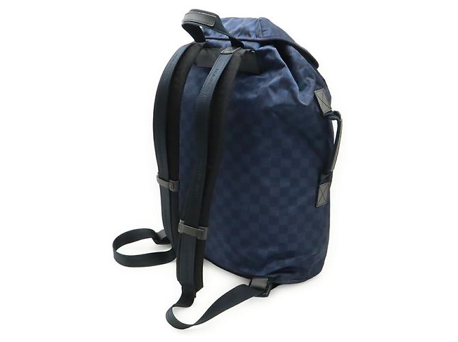 Louis Vuitton Damier Challenge Ostro LV Cup Backpack Blu navy - vista 3
