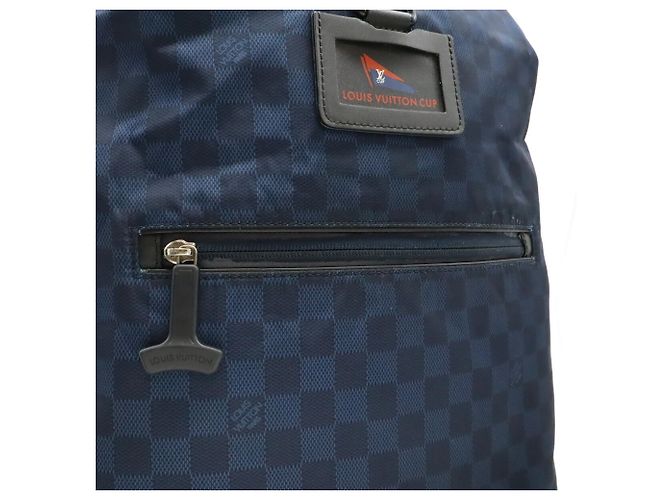 Louis Vuitton Damier Challenge Ostro LV Cup Backpack Blu navy - vista 9