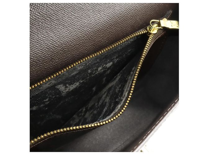 Borsa Louis Vuitton Damier Malesherbes Marrone - vista 8