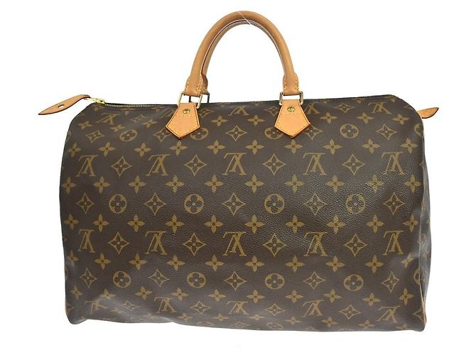Louis Vuitton Speedy Monogram Canvas 40 Marron - vue 2