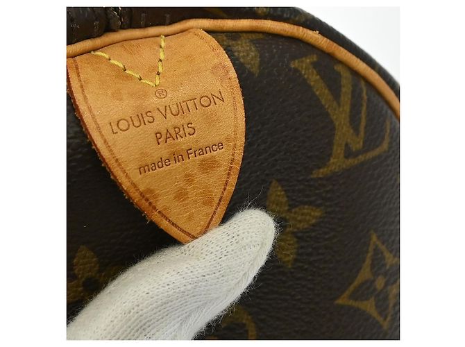 Louis Vuitton Speedy Monogram Canvas 40 Marron - vue 4