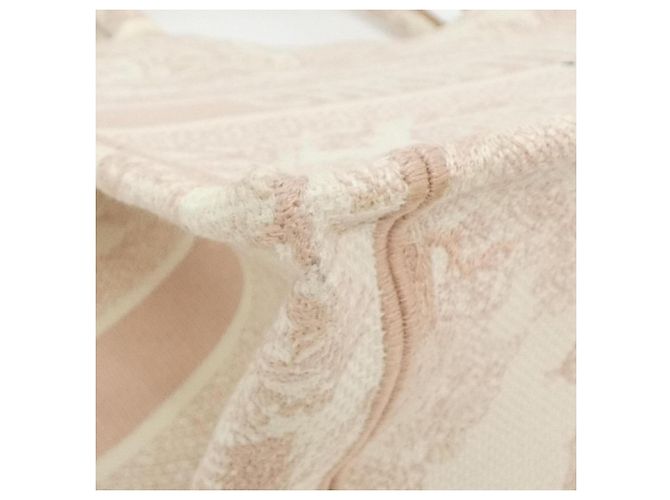 Borsa Christian Dior TOILE DE JOUY Book Tote Rosa - vista 3