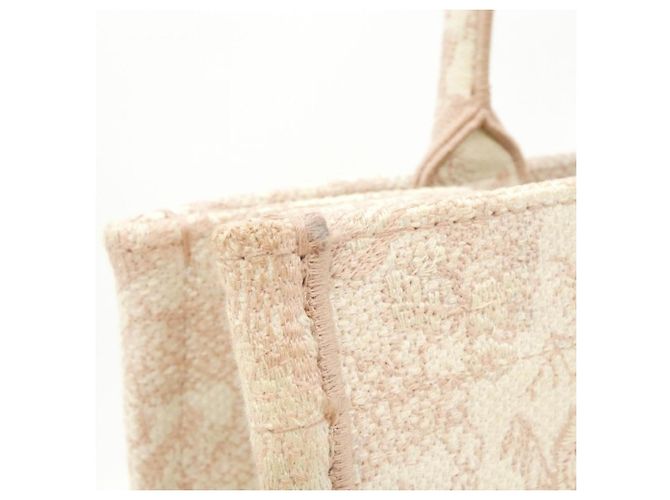 Borsa Christian Dior TOILE DE JOUY Book Tote Rosa - vista 4