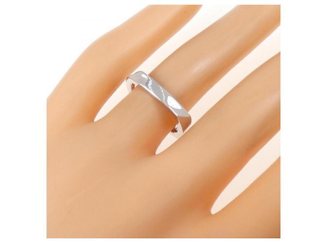 Tiffany & Co Anello Torque Tiffany sottile in oro bianco D'oro - vista 5