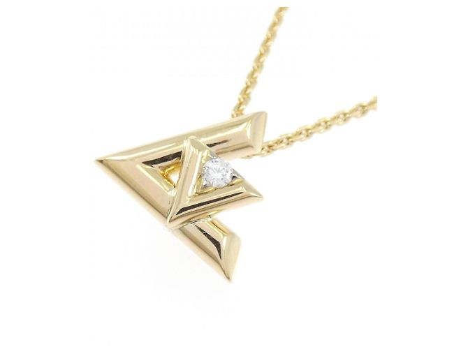 Collana Louis Vuitton Vault One PM D'oro - vista 3