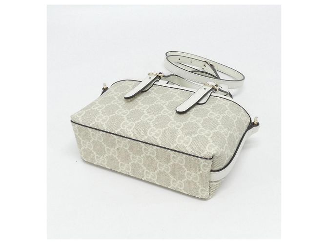 Borsa Gucci GG Emblem Bianco - vista 3
