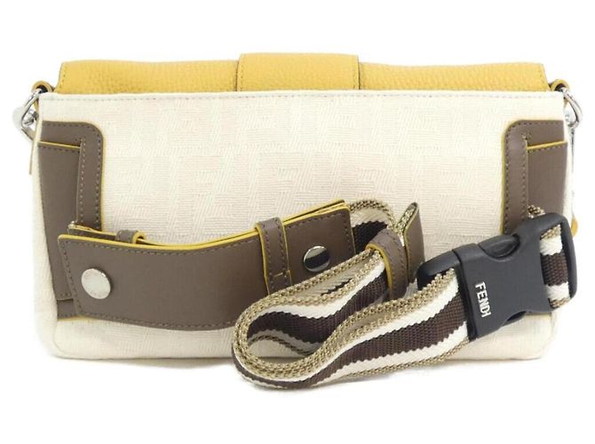 Marsupio Fendi Baguette 7VA472 ABGD Giallo - vista 2