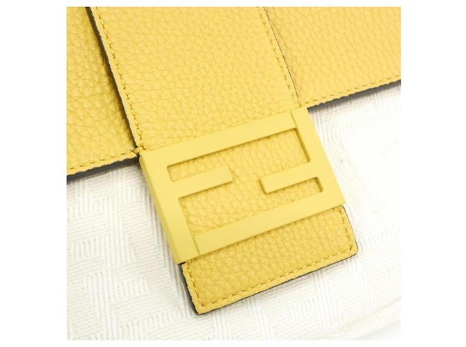 Marsupio Fendi Baguette 7VA472 ABGD Giallo - vista 4