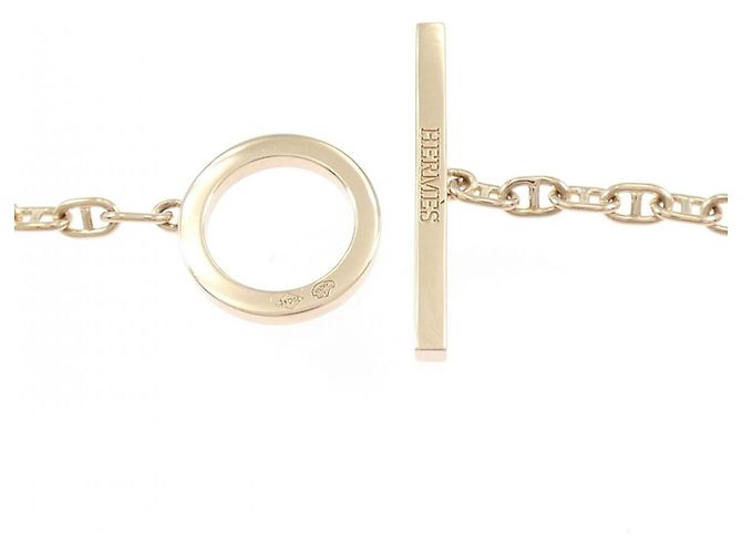 Hermes Hermès Chaine d'Ancre Contour Bracelet D'oro - vista 4