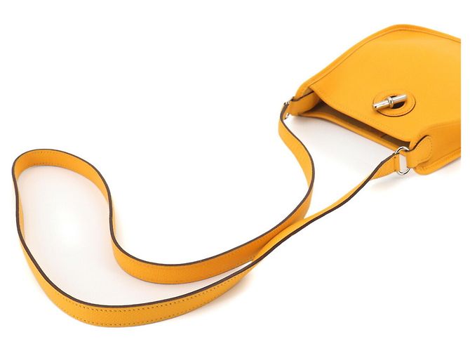 Hermès Borsa a tracolla Hermes Vespa TPM Giallo - vista 5