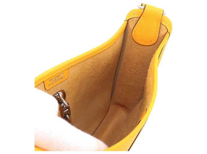 Hermès Borsa a tracolla Hermes Vespa TPM Giallo - vista 7