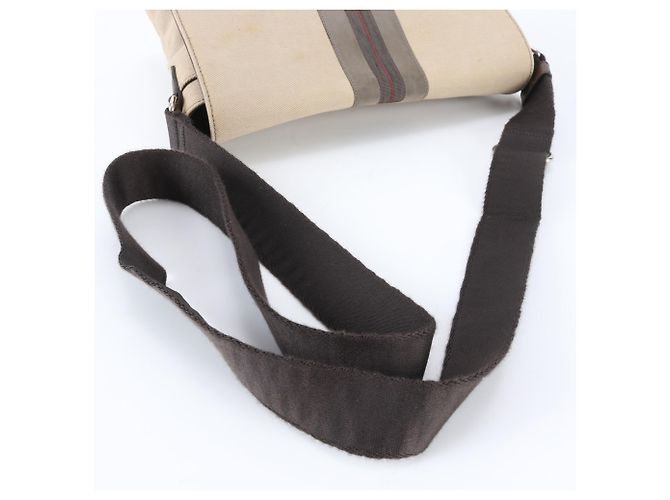 Borsa a tracolla Salvatore Ferragamo Gancini in pelle e tela - vista 2