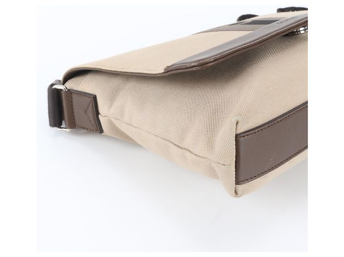 Borsa a tracolla Salvatore Ferragamo Gancini in pelle e tela - vista 6