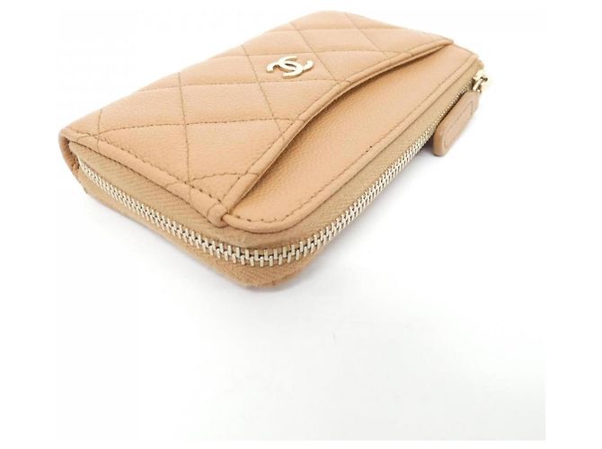 Tarjetero Timeless Classic Chanel Beige - vista 3