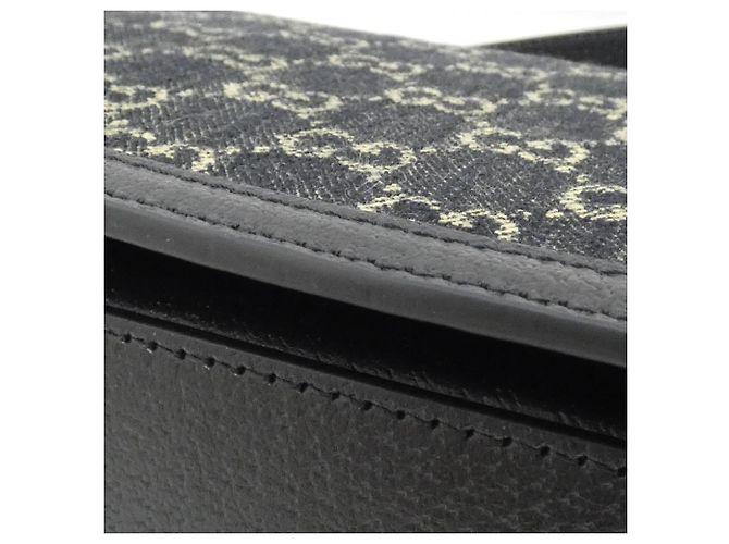 Borsa a Spalla Gucci Horsebit 1955 Nero Crudo - vista 3