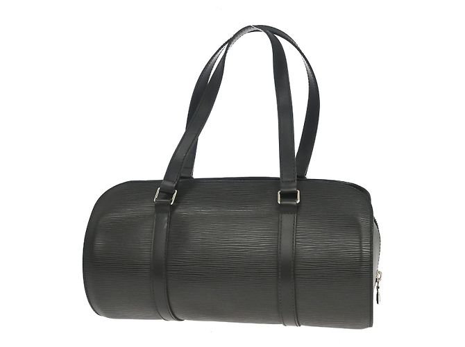 Louis Vuitton Soufflot Handbag Epi Leather Black - view 2
