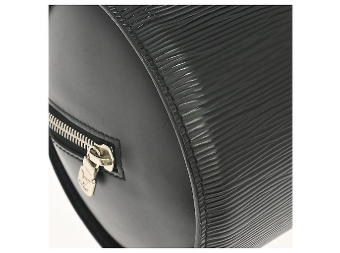 Louis Vuitton Soufflot Handbag Epi Leather Black - view 7