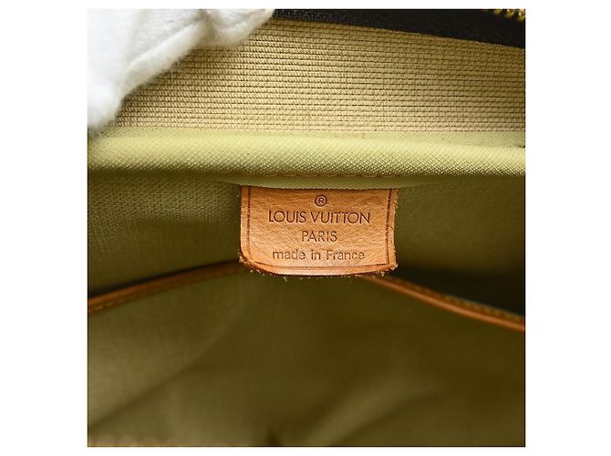 Borsa Louis Vuitton Deauville Monogram Canvas 34 Marrone - vista 4