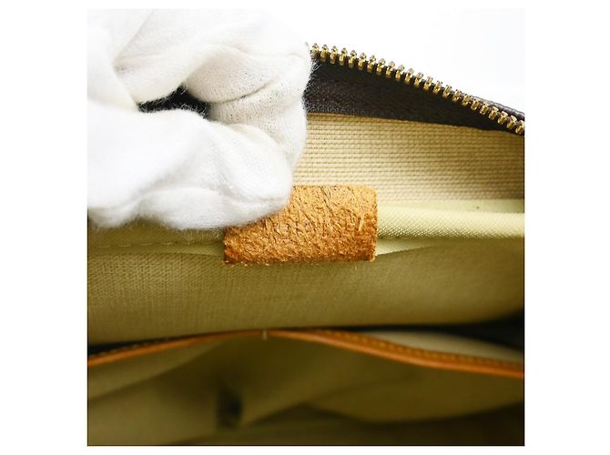 Borsa Louis Vuitton Deauville Monogram Canvas 34 Marrone - vista 5