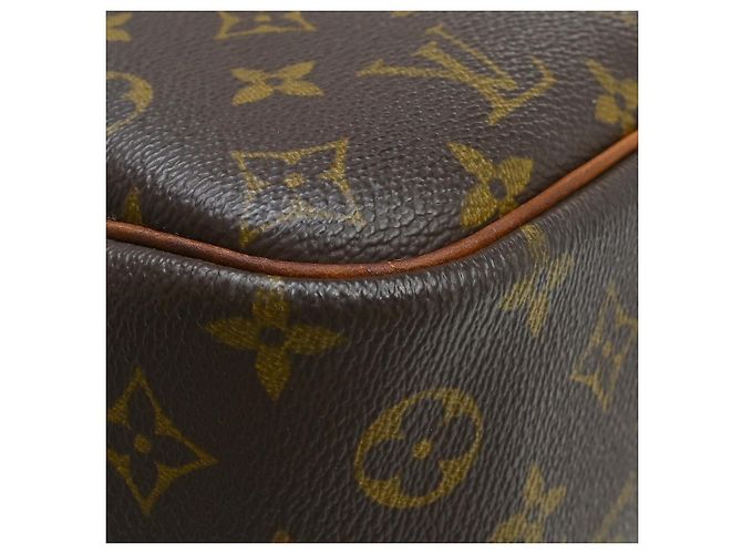 Borsa Louis Vuitton Deauville Monogram Canvas 34 Marrone - vista 7