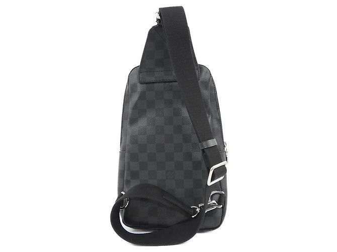 Borsa a tracolla Louis Vuitton Damier Graphite Avenue Damier ebene - vista 2