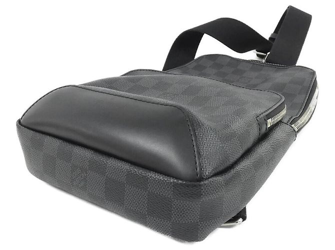 Borsa a tracolla Louis Vuitton Damier Graphite Avenue Damier ebene - vista 3