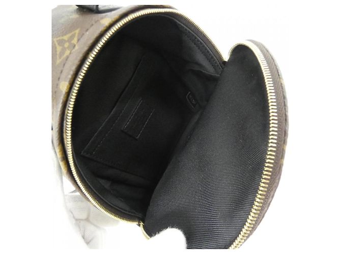 Zaino Louis Vuitton Monogram Palm Springs MINI Marrone - vista 10